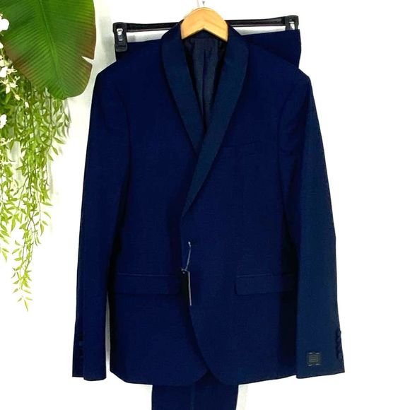 14th & Union Other - 14th & Union Mens Suit Blue Coat & Pants